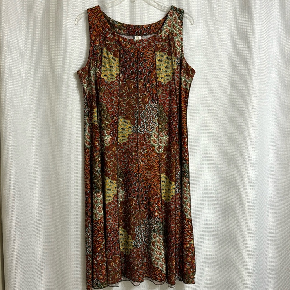 Perception Woman sleeveless midi dress. Size 2X